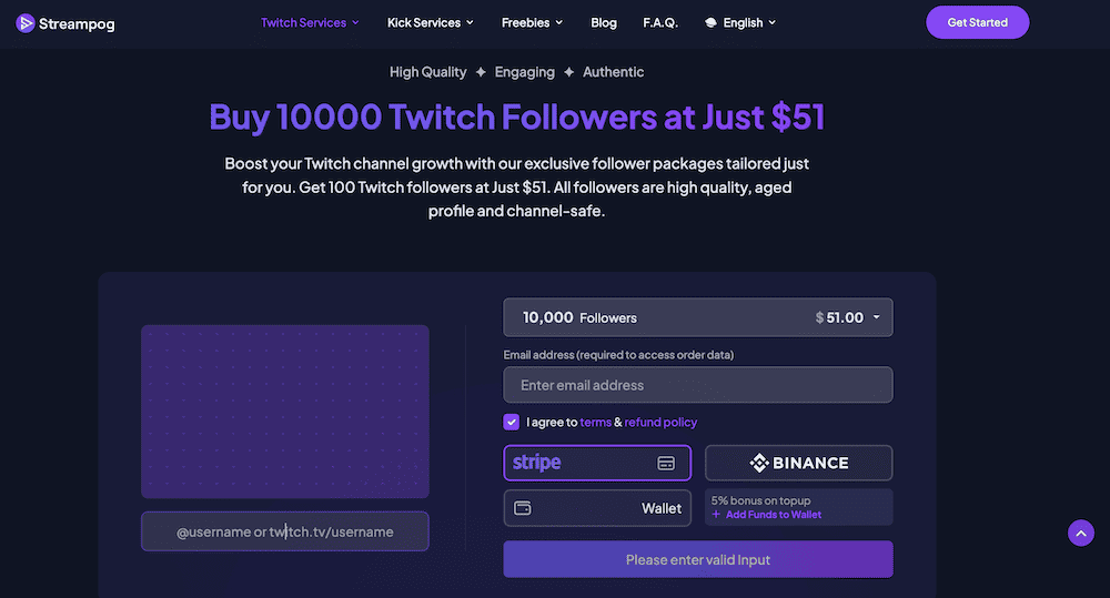 buy twitch followers