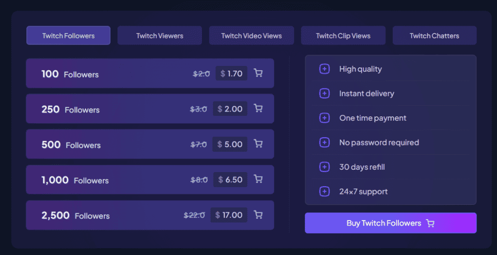 Streampog pricing